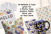 FOLK DECOR Seamless Pattern Set, a Pattern Graphic by FARAWAYKINGDOM (Thumbnail 9 of 10)