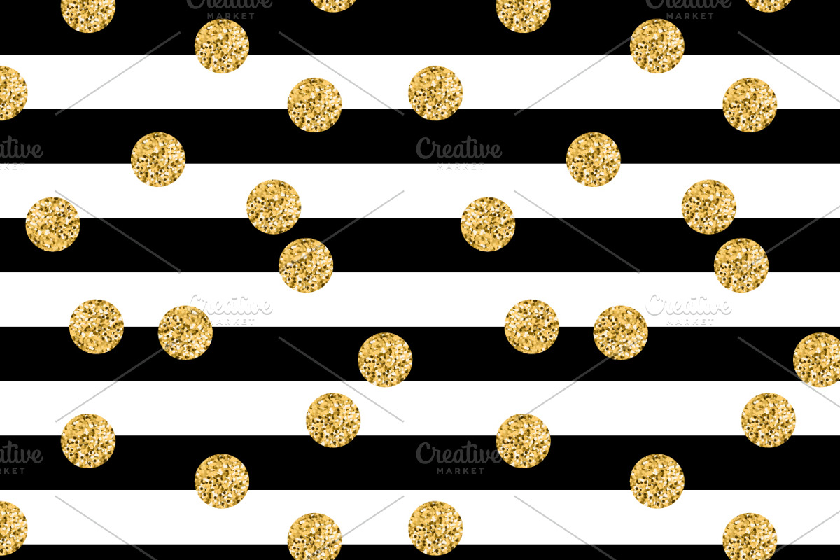 Stripes and glitters (seamless), a Pattern Graphic by Inspiretta