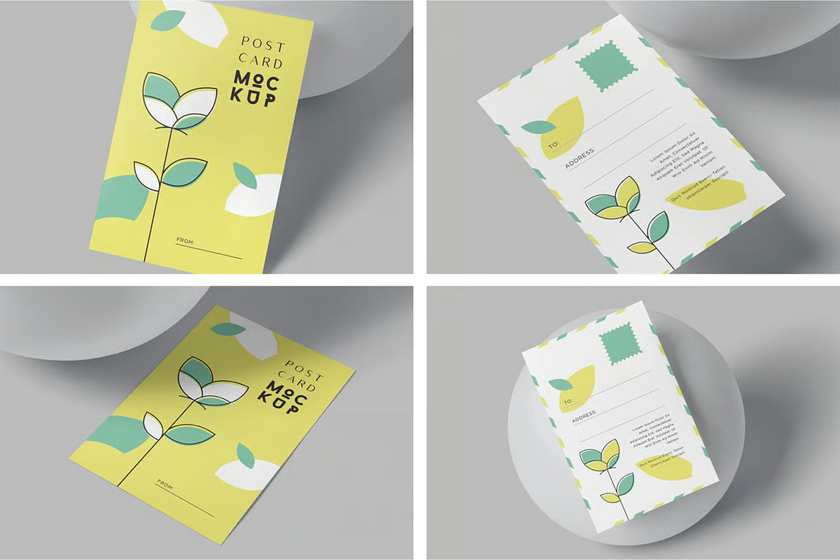 4x6 Rectangle Post Card Mockups, an Advertising Mockup by megostudi0 (Photo 1 of 6)