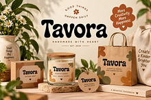 Tavora – Playful Bold Display Font