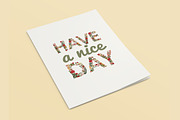 Cute Floral Alphabet, a Decorative Illustration by Feday (Thumbnail 4 of 5)