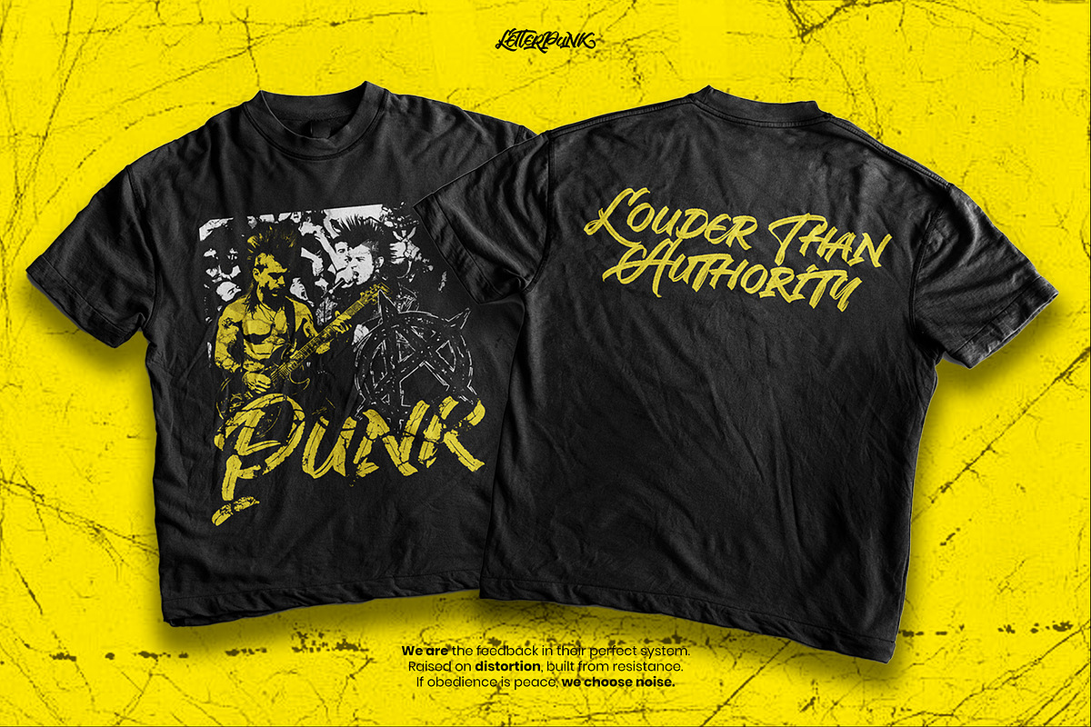 Letterpunk - Grunge Brush Font, a Handwritten Font by Inviline.co (Photo 9 of 10)