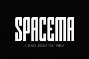 SPACEMA FONT FAMILY, a Sans Serif Font by kiranuk (Thumbnail 1 of 12)