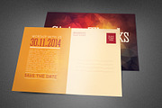 Giving Thanks Church Postcard, a Card Template by loswl (Thumbnail 2 of 2)