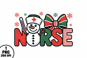 Coquette Christmas Nurse Bow PNG, an Illustration by Daily.Designs (Thumbnail 1 of 5)