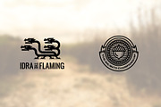 Vintage B&W Roughen Logo Badge, a Branding & Logo Template by Manudesign (Thumbnail 3 of 4)