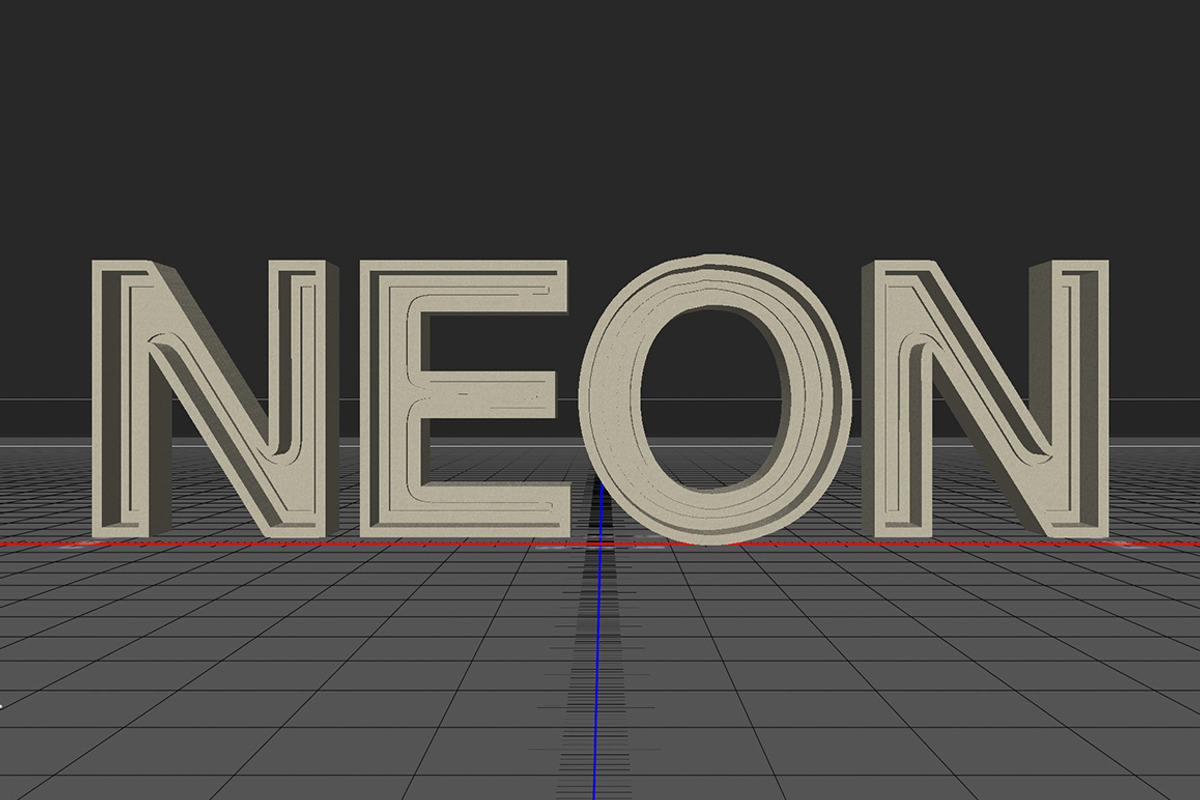 3D FONT | NEON | 3D PSD preview 2