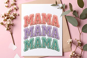 Faux Yarn Crochet Mother's Day PNG, an Illustration by SinaCreation (Thumbnail 4 of 8)