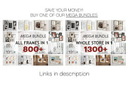 Interior Frame Mockup Bundle - 46, a Poster Template by VNmockup (Thumbnail 11 of 12)
