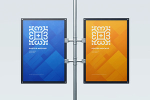 Poster Mockup, an Advertising Mockup by zpackcreative
