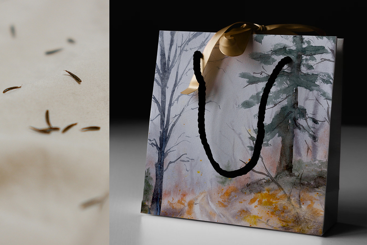 Autumn Watercolor Landscapes, a Seasonal Illustration by NataliArkushArt (Photo 5 of 14)