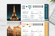 Editable Boarding Pass Template, a Card Template by YasdeyDesigns (Thumbnail 8 of 8)