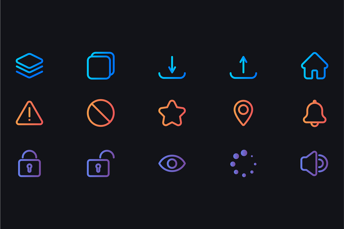 User interface icons, a Duotone Icon by Premast (Photo 2 of 3)