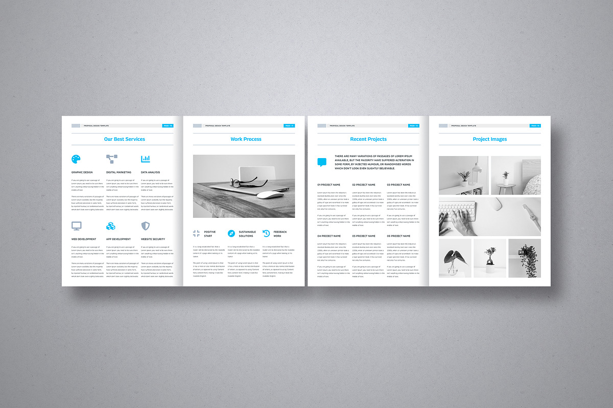 Project Proposal Design Template, a Magazine Template by mijli (Photo 4 of 7)