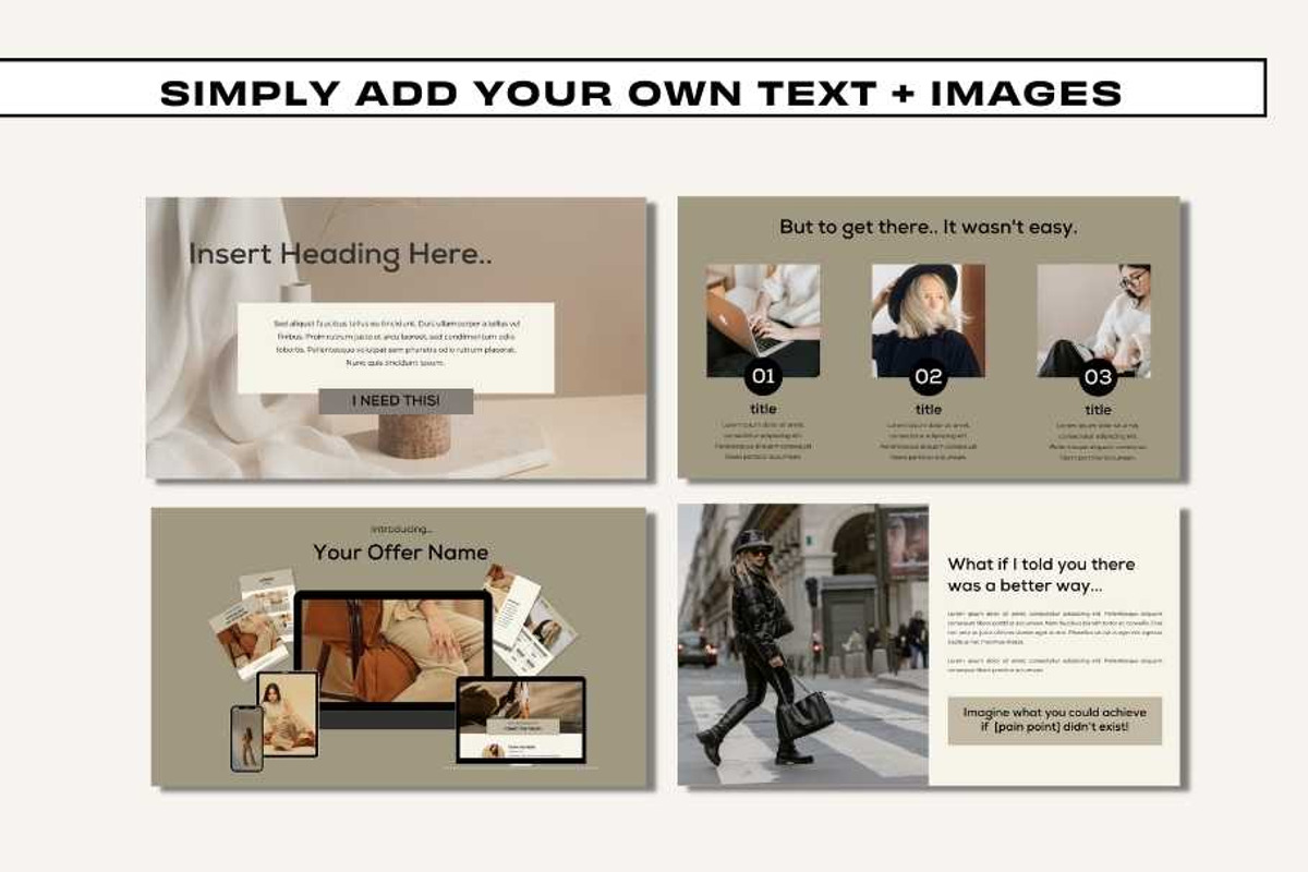 Canva Sales Page - Black and Beige, a Templates & Theme by Freedom Business Shop (Photo 6 of 10)