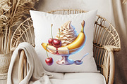 Ice Cream Watercolor Cliparts, an Illustration by RobertsArt (Thumbnail 8 of 8)