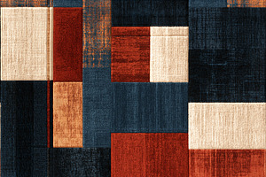 Seamless pattern abstract mosaic pattern featuring geometric squ, a Pattern Graphic by Studio ANNA