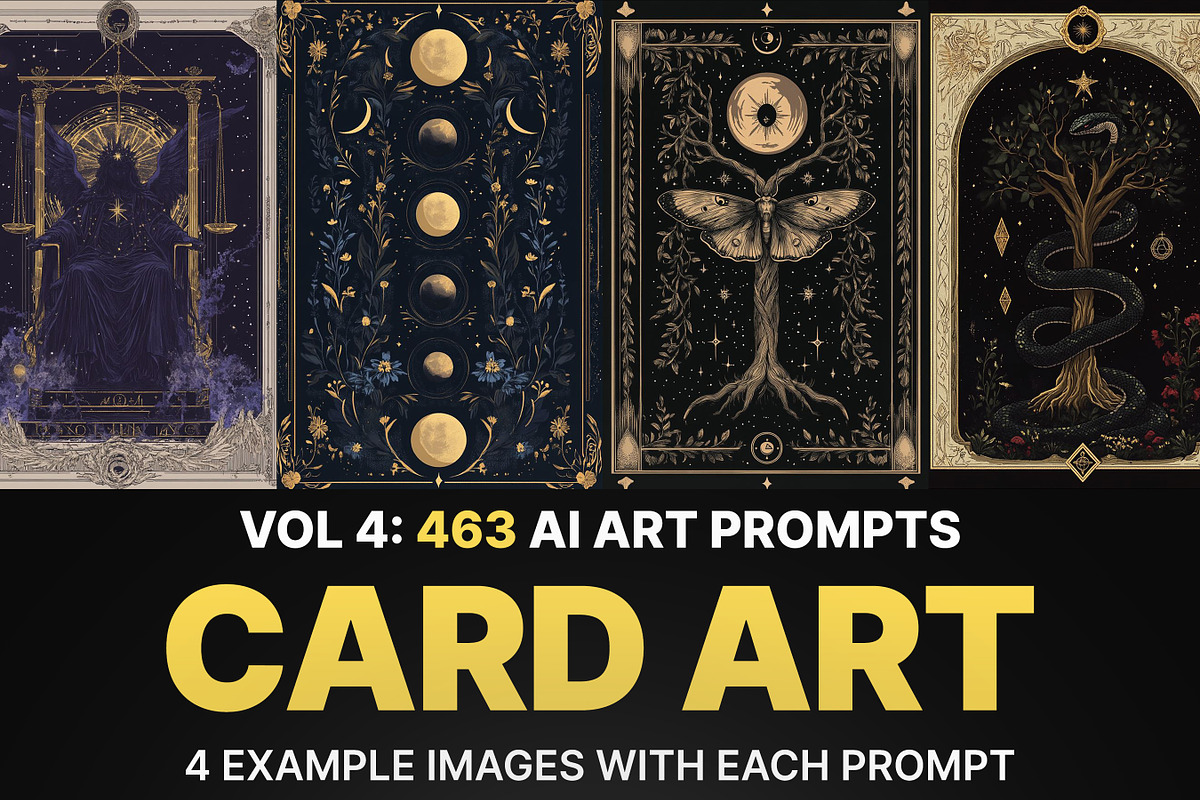 463 Prompts For Card Art Vol: 4, an Illustration by Sevenstyles (Photo 1 of 12)