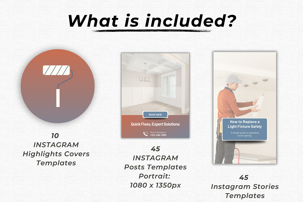 Handyman Canva Templates, a Social Media Template by Talipic Designs (Photo 2 of 7)