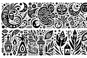 Vintage Fruits Folk Art, a Decorative Illustration by devastd (Thumbnail 17 of 27)