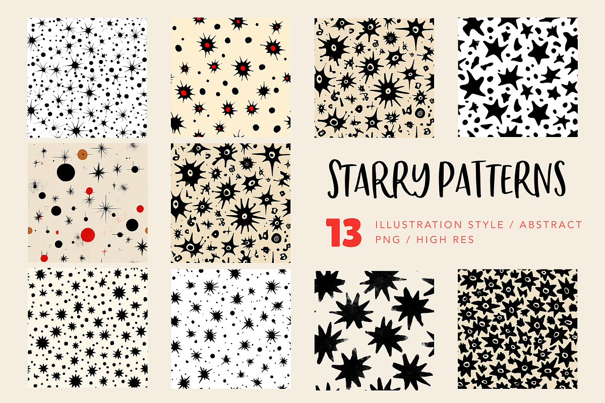 Starry Patterns - Stock Images