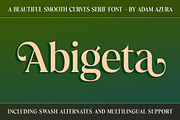Abigeta 50% Discount, a Serif Font by Adam Azura (Thumbnail 1 of 14)