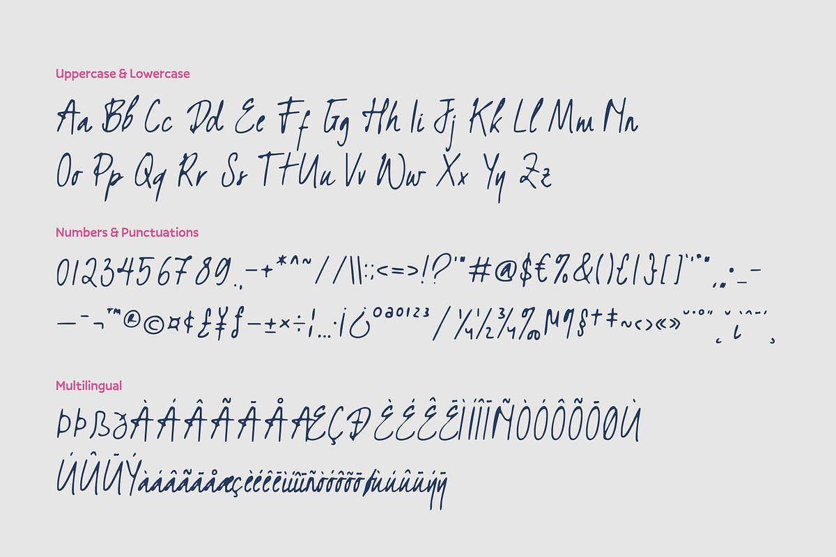CS Valoria Drawn, a Script Font by Craft Supply Co. (Photo 8 of 8)