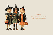 Vintage Halloween Graphics, an Object Graphic by GraphicsByKassy (Thumbnail 5 of 9)