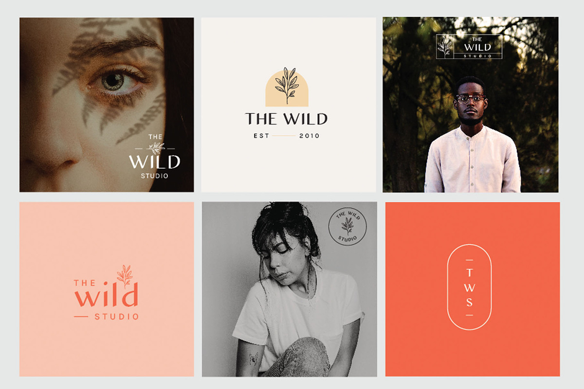 The Wild Studio Modern Logo Bundle, a Branding & Logo Template by Forth and Wild (Photo 4 of 6)