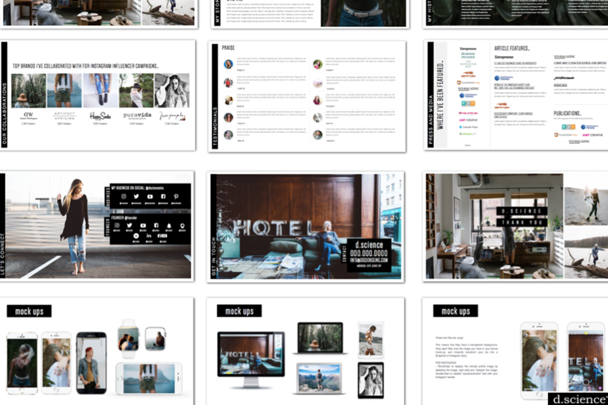Creative Pitch Deck Bundle 50% OFF, a Presentation Template by Template Monkey @dscience (Photo 24 of 30)