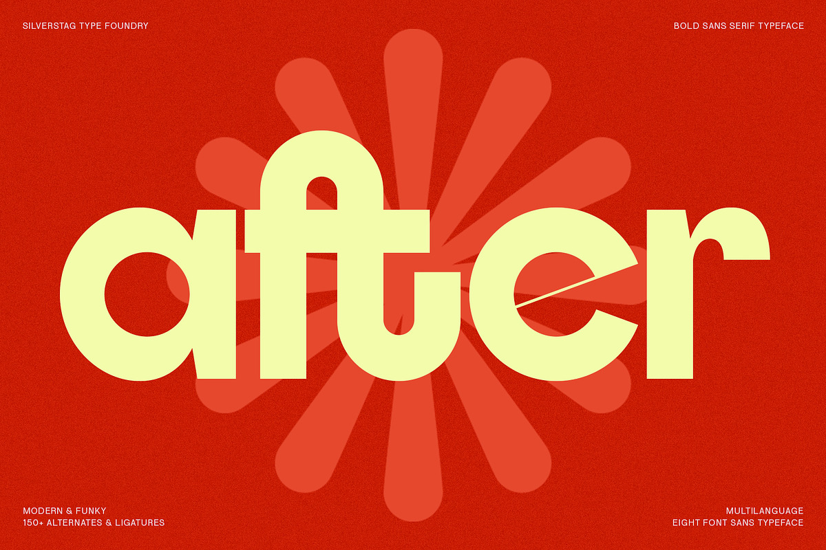 ROCKFALL - Bold Ligature Typeface, a Sans Serif Font by SilverStag Type Foundry (Photo 8 of 30)