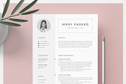Word Resume & Cover Letter Template, a Resume Template by DemeDesign (Thumbnail 1 of 6)