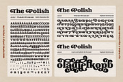 The Polish, a Serif Font by Aiyari (Thumbnail 4 of 12)