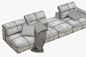 BoConcept Hampton Leather Sofa