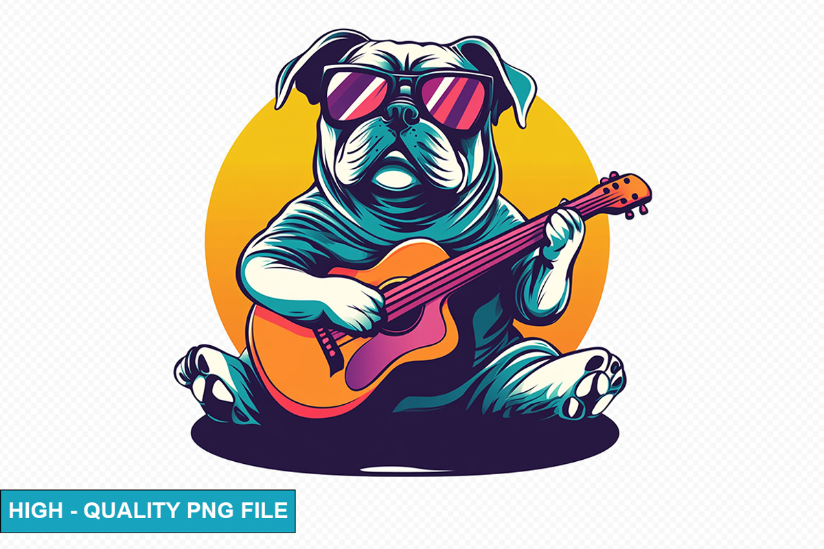 Music Dog Clipart Bundle, an Illustration by crative8112 (Photo 9 of 15)