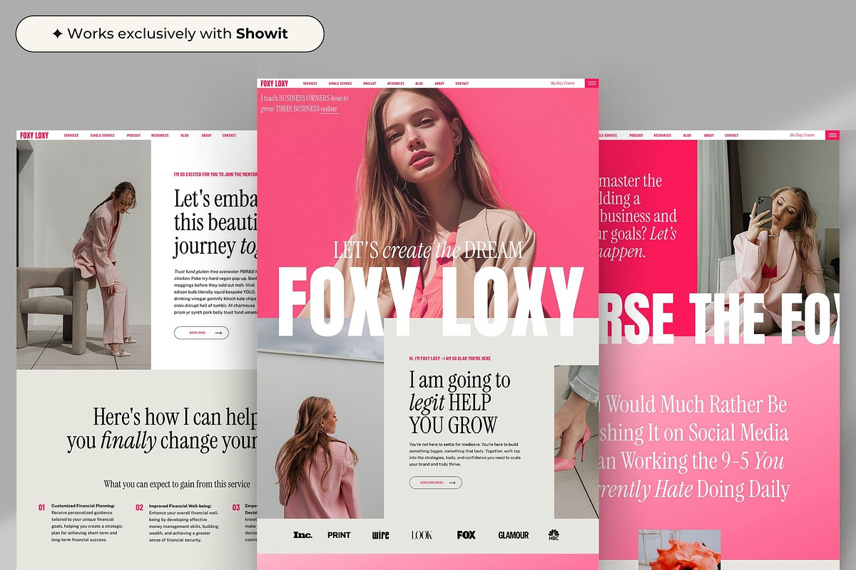 Showit Website Template for Coaches, a Websites & App Template by Superhero Design Co. (Photo 3 of 6)