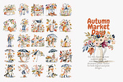 autumn harvest clipart set, a Decorative Illustration by Patishop Art (Thumbnail 4 of 10)