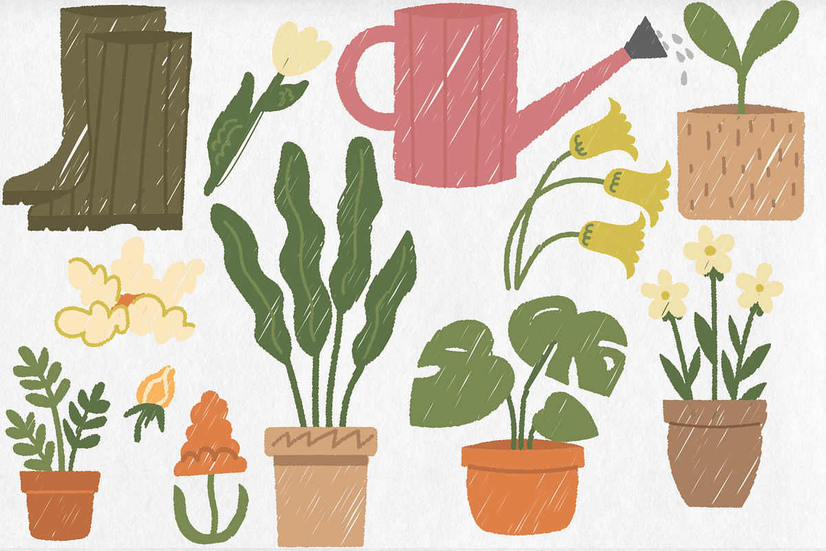 Farm & Garden Friends illustrations, an Object Illustration by Aleks.Flaks (Photo 6 of 13)