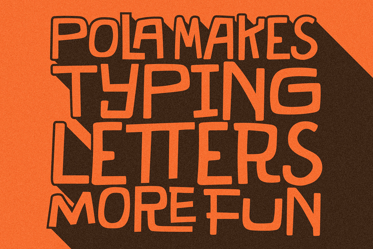 Pola Perca - Playful Tiki Font, a Sans Serif Font by Invasi Studio (Photo 2 of 10)
