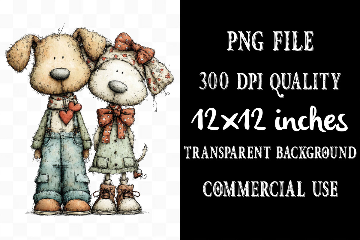 Whimsical Valentine Day Clipart, an Illustration by Designking (Photo 4 of 5)