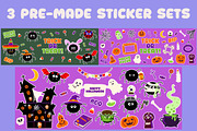 Cute Spooky Halloween Vector Clipart, an Object Graphic by Olexandra Mur (Thumbnail 5 of 13)