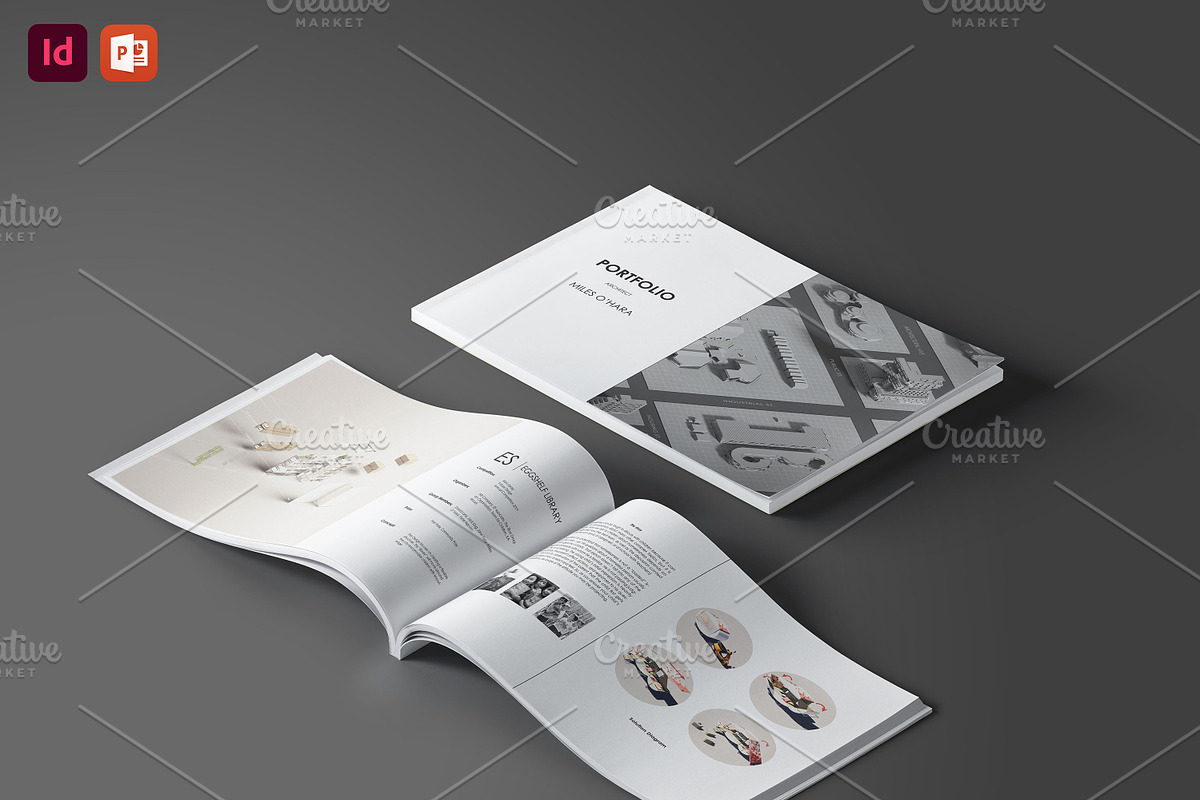 Architecture Portfolio Template, a Presentation Template by Arkishop (Photo 1 of 9)