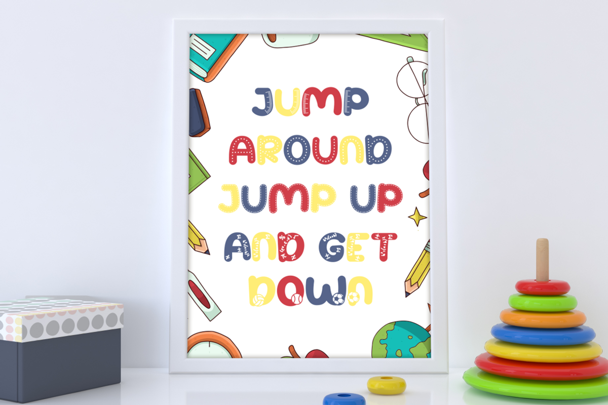 Super School - Funny Kids 10 Various, a Font by PutraCetol Studio (Photo 3 of 11)