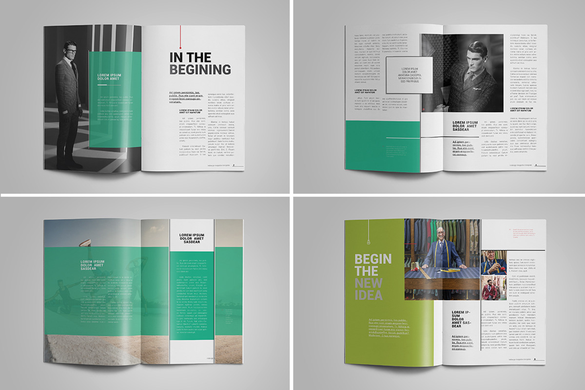 Indesign Magazine Template #5, a Magazine Template by spidergraph (Photo 4 of 8)