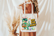 Dinosaur T Rex Easter Sublimation PN, an Illustration by Libby Wishes (Thumbnail 3 of 6)
