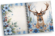Woodland Winter Junk Journal Pages., a Seasonal Illustration by GalaDesign03 (Thumbnail 6 of 7)