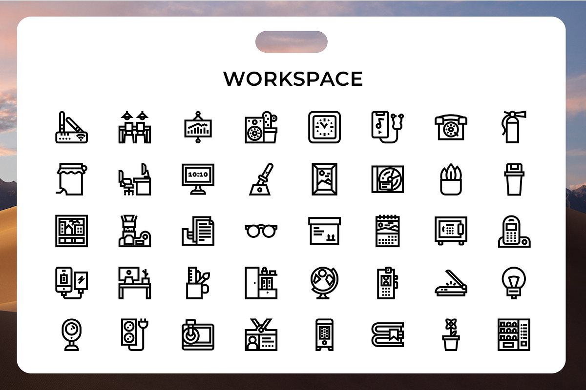 Workspace Icons, an Icon by Wencory