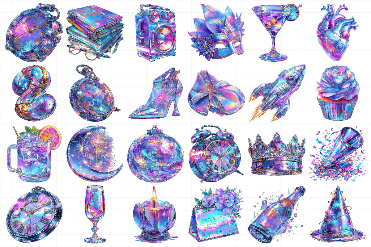 New Year Clipart, an Illustration by Daily.Designs (Photo 5 of 5)