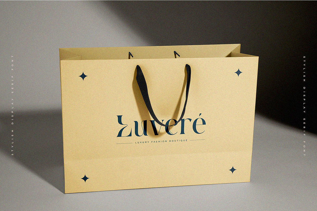 Bahena – Elegant Display Serif Font, a Serif Font by BrandSemut (Photo 4 of 10)