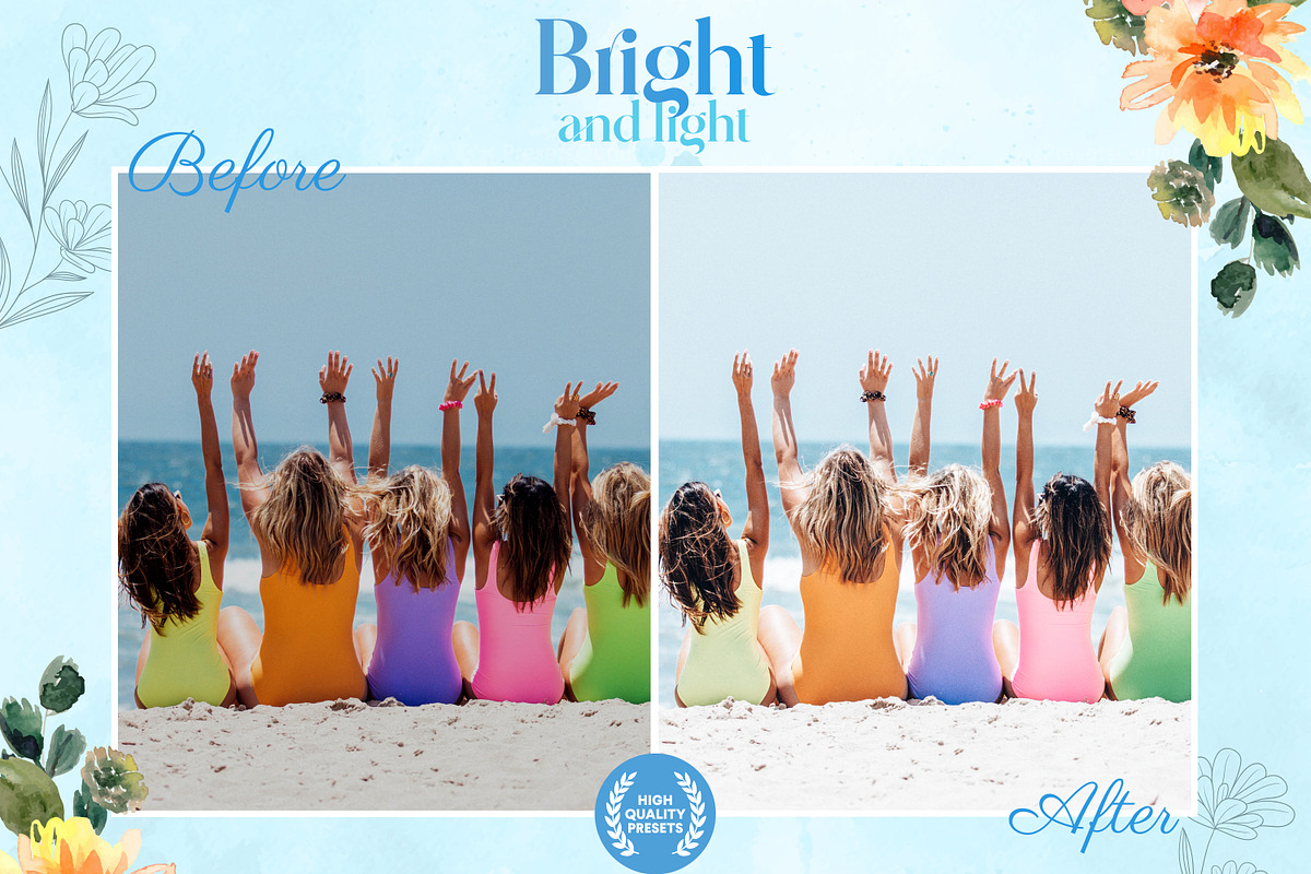 6 Bright Lightroom Presets, an Action Add-On by Design & Presets Pro (Photo 5 of 7)